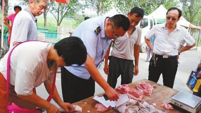 遏制病害肉、注水肉進入市場